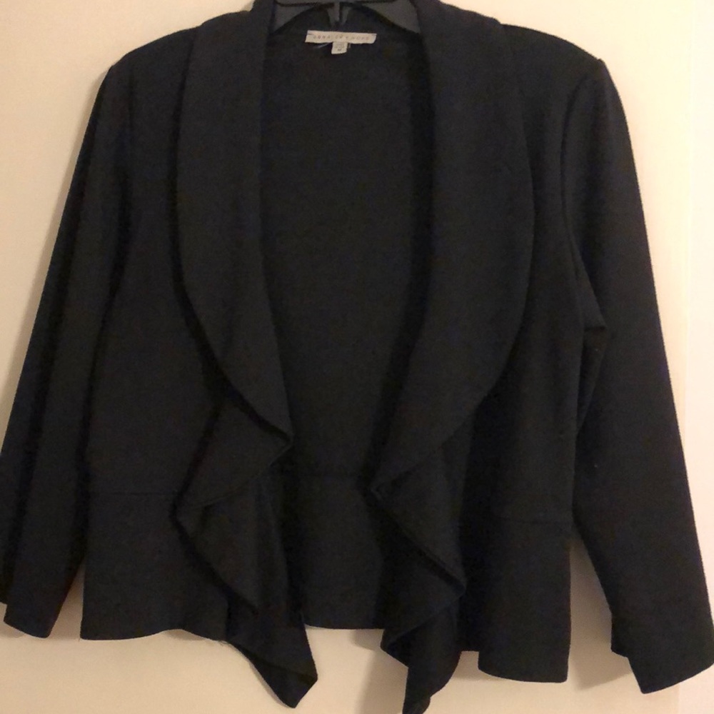 Black annalee and hope size medium cropped blazer